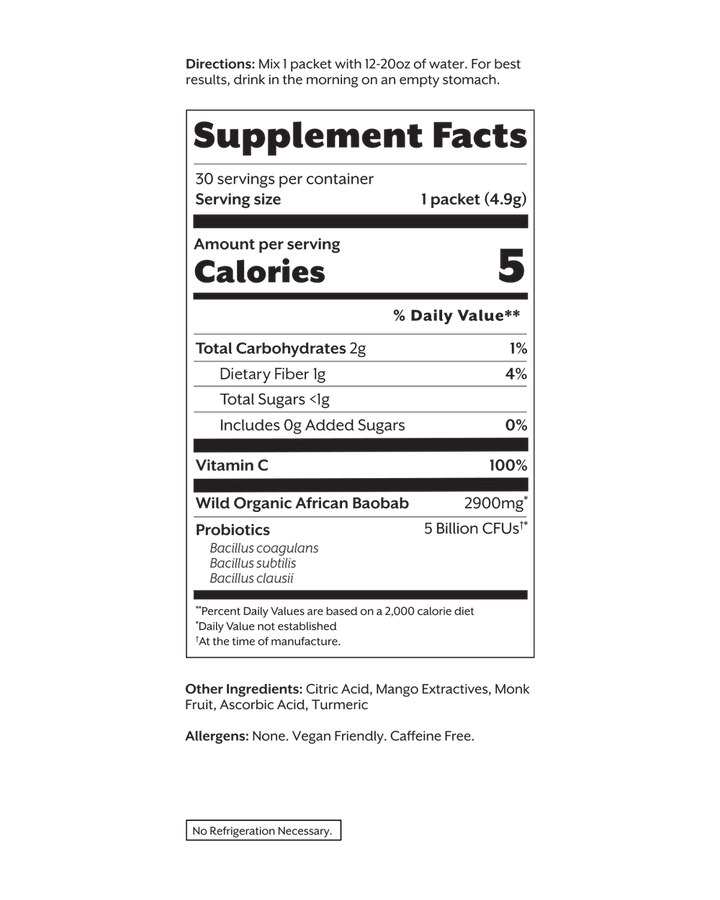 Debloat | Prebiotic + Probiotic | Tropical Mango - Echo Market
