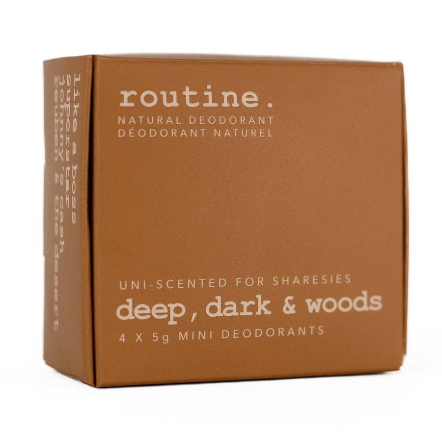 Deep, Dark Woods | 4 - Pack Mini Deodorant Kit - Echo Market