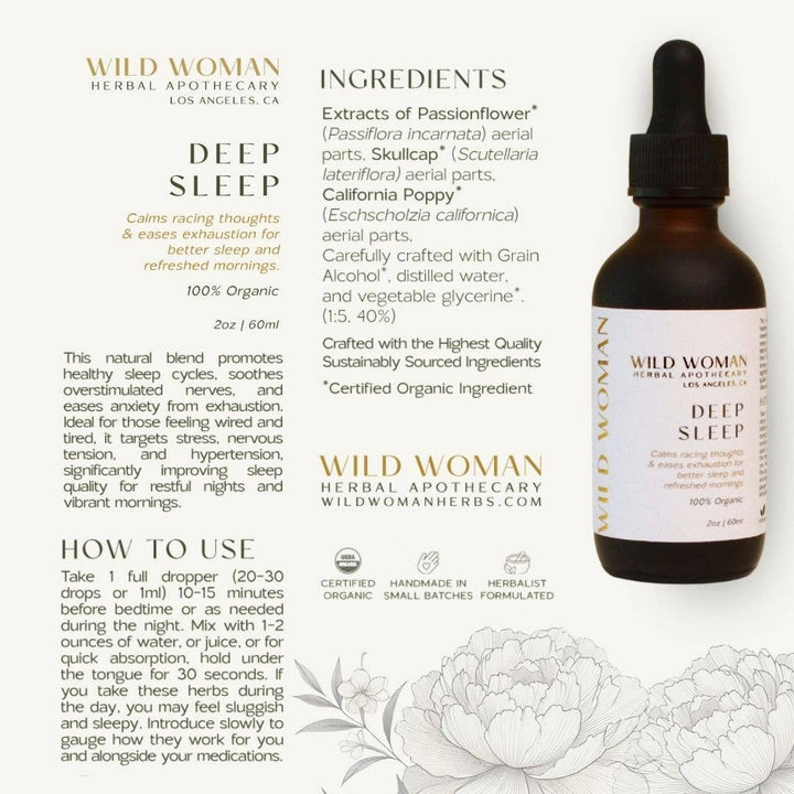Deep Sleep Tincture | Sleep &amp; Nervous System Support - Echo Market