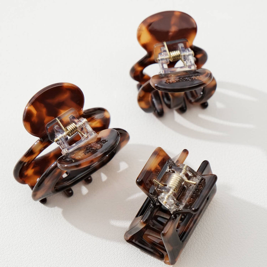 Deep Tortoise Mini | Assorted Mini Claw Clips - Echo Market