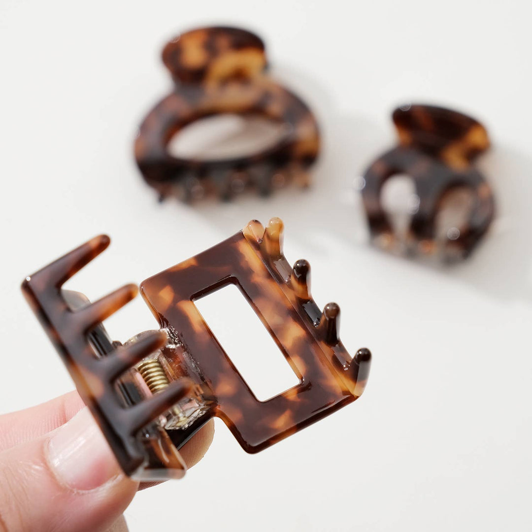 Deep Tortoise Mini | Assorted Mini Claw Clips - Echo Market