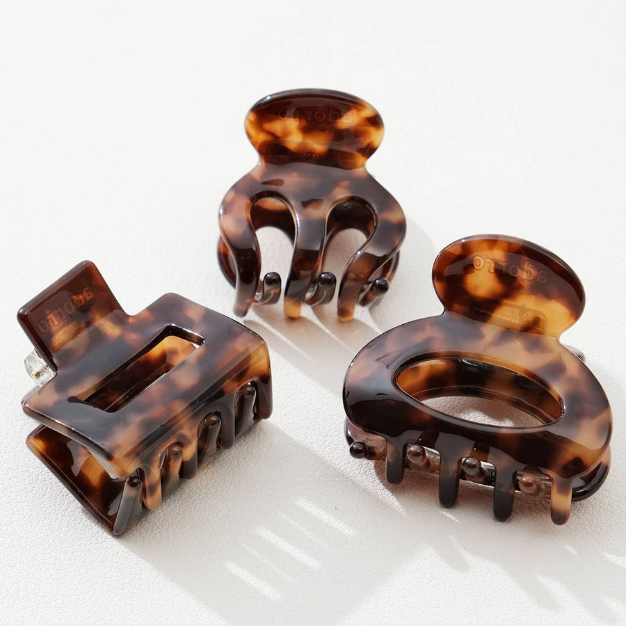 Deep Tortoise Mini | Assorted Mini Claw Clips - Echo Market