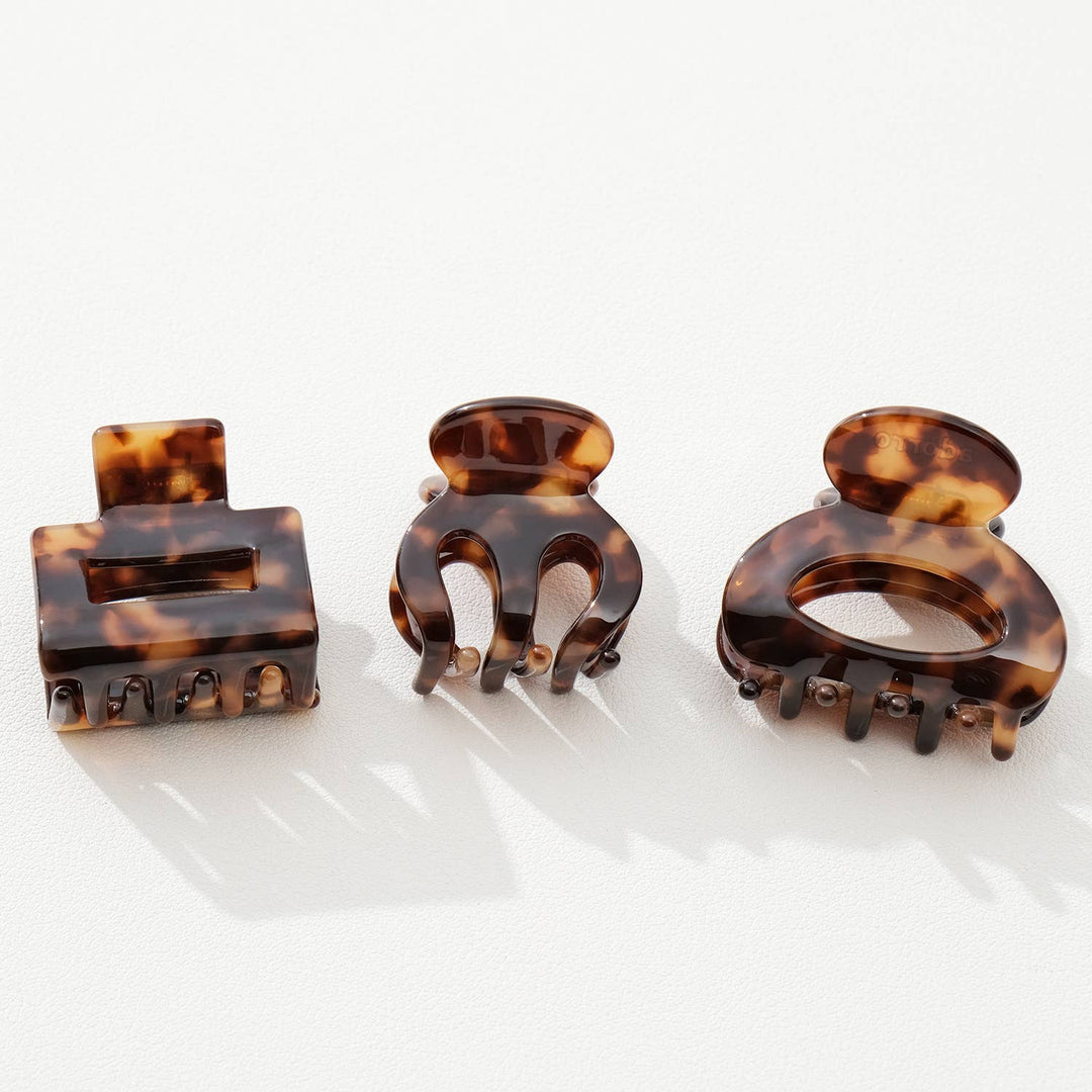 Deep Tortoise Mini | Assorted Mini Claw Clips - Echo Market