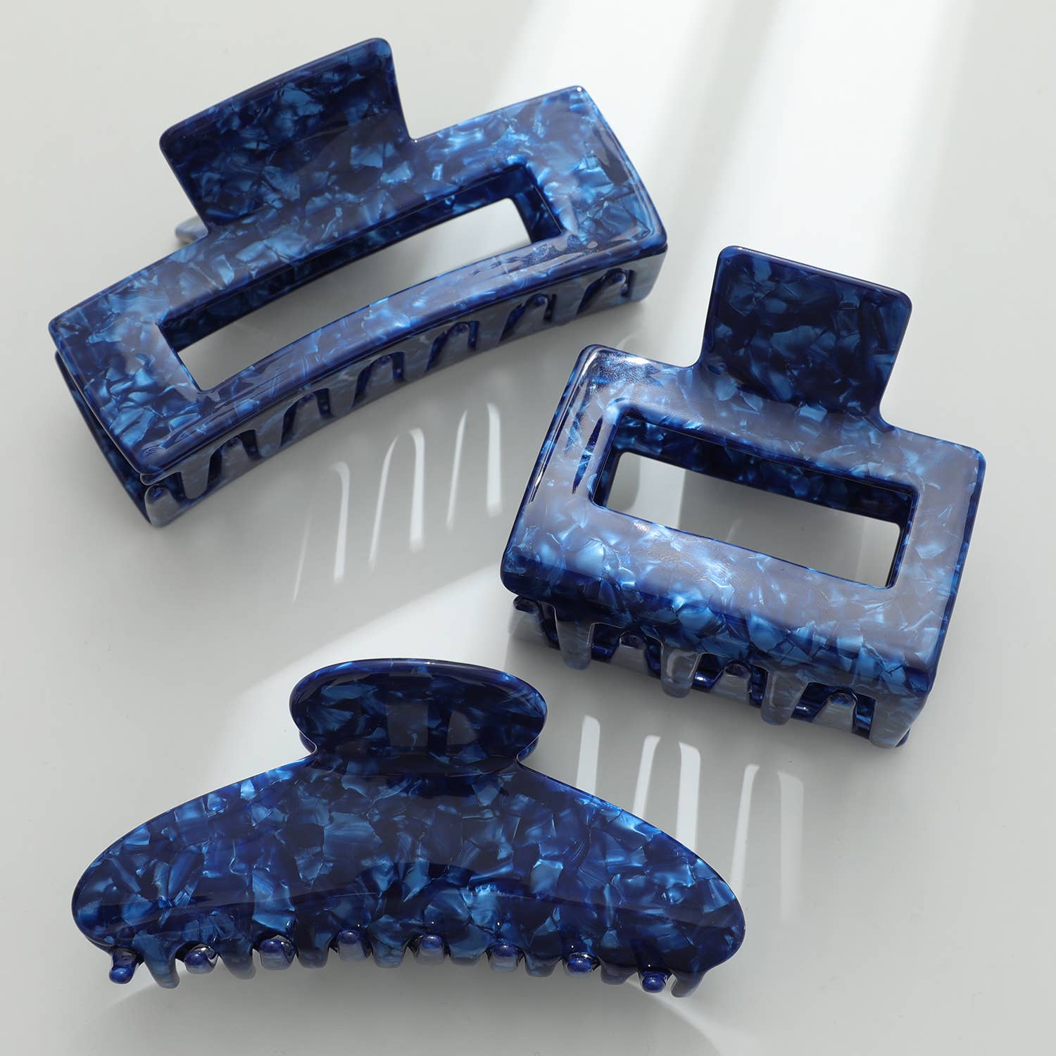 Denim Blue | Large Claw Clips - Echo Market