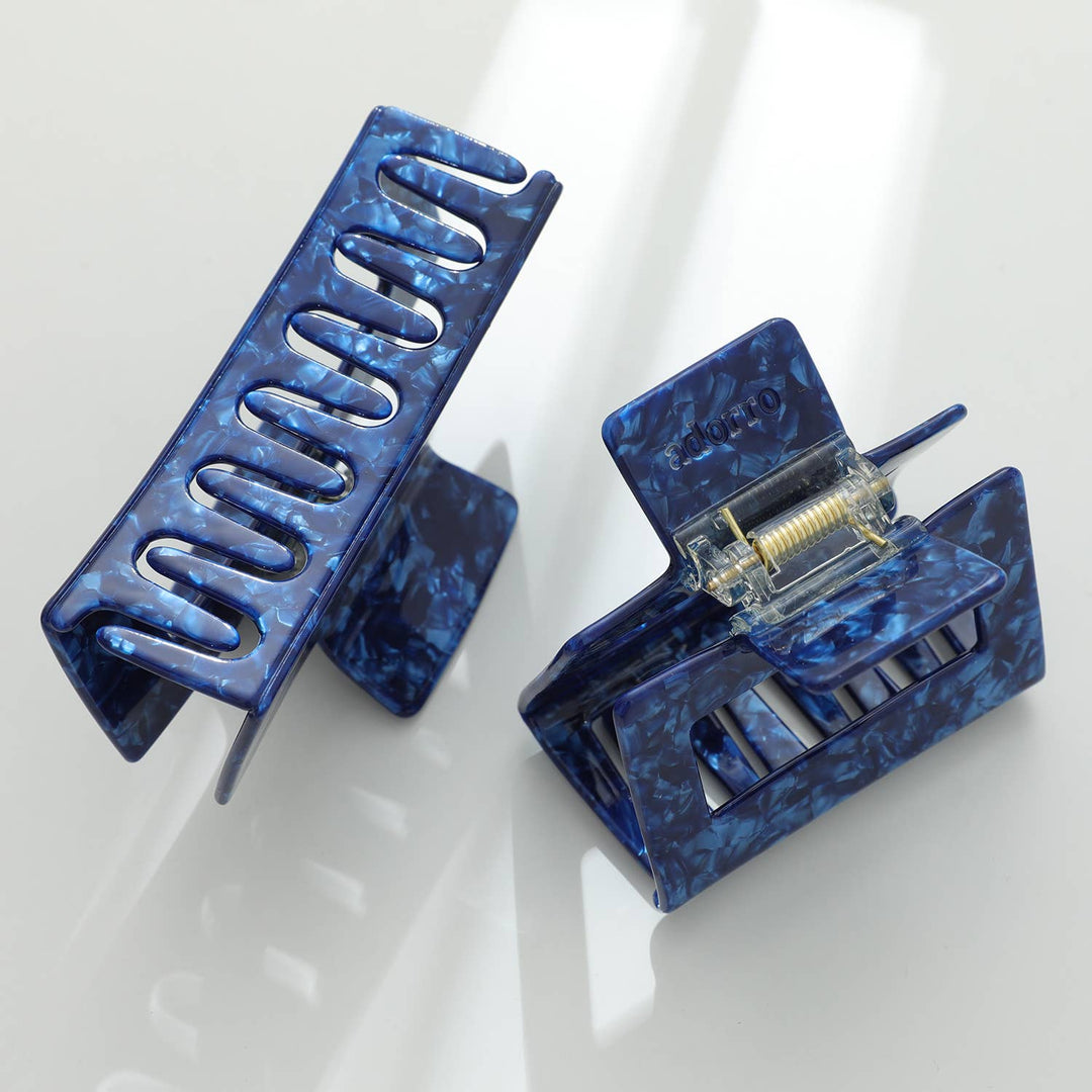 Denim Blue | Large Claw Clips - Echo Market