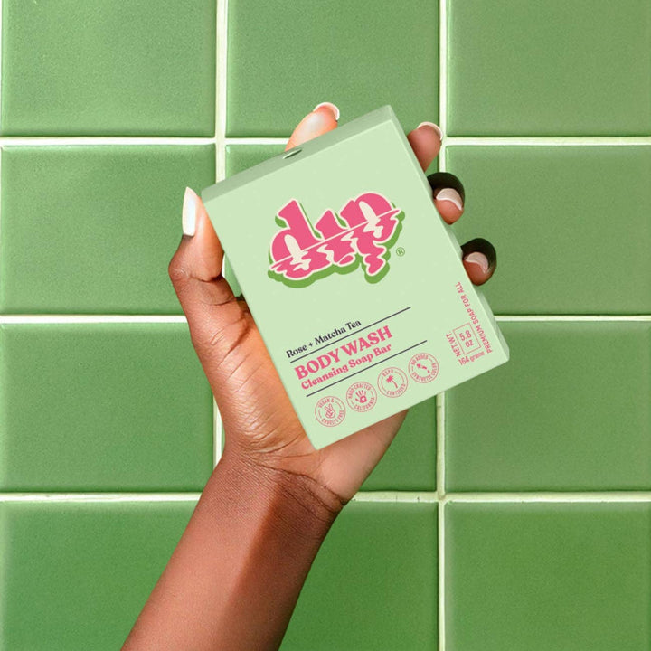 Dip Body Wash Cleansing Soap Bar | Rose &amp; Matcha Tea - Echo Market