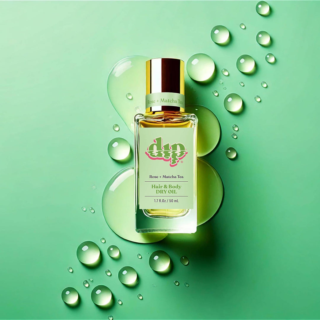Dip Hair &amp; Body Dry Oil | Rose &amp; Matcha Tea - Echo Market