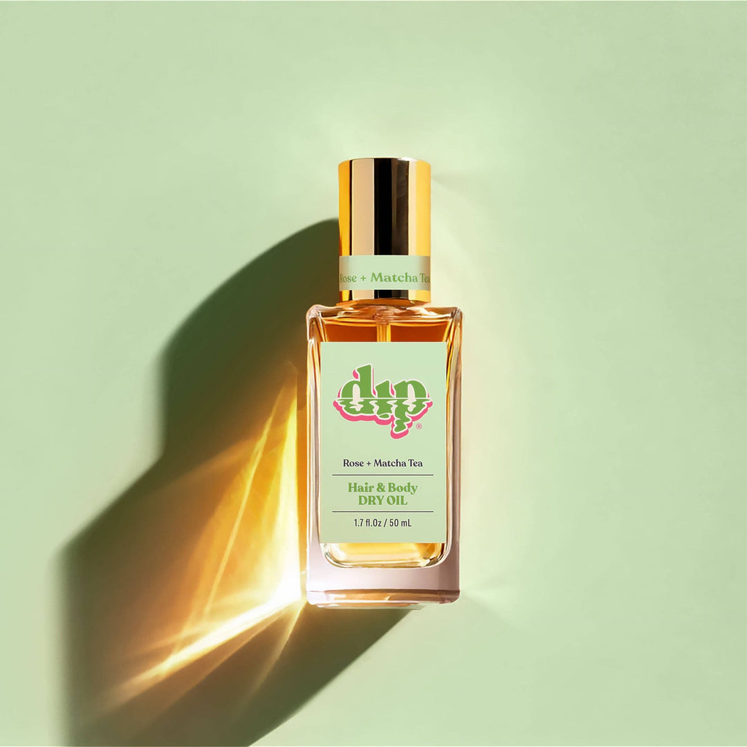 Dip Hair &amp; Body Dry Oil | Rose &amp; Matcha Tea - Echo Market