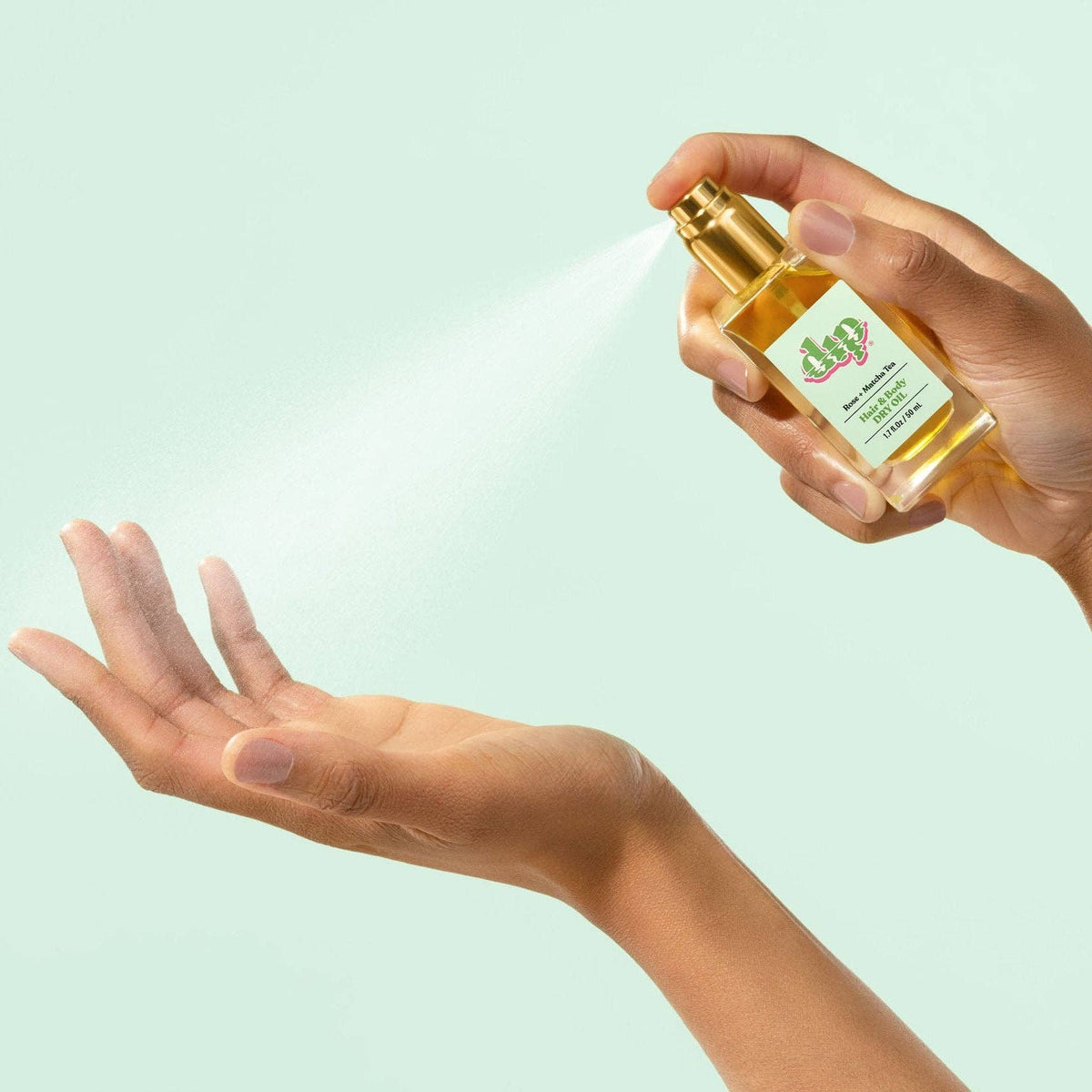 Dip Hair & Body Dry Oil | Rose & Matcha Tea - Echo Market