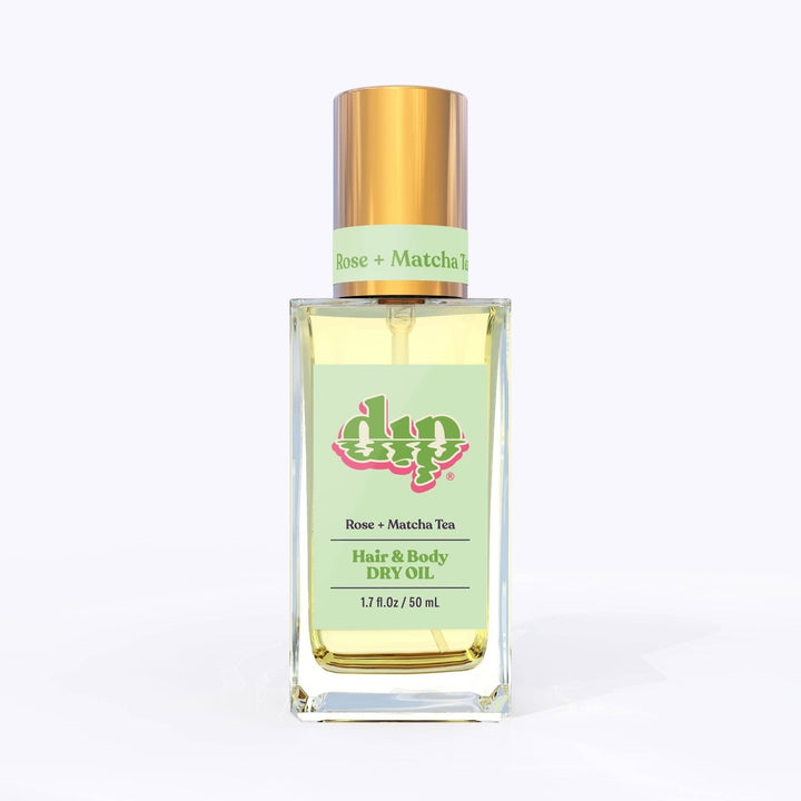 Dip Hair &amp; Body Dry Oil | Rose &amp; Matcha Tea - Echo Market