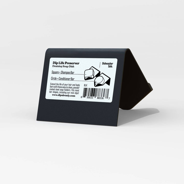 Dip Life Preserver | Black Draining Soap Dish - Echo Market