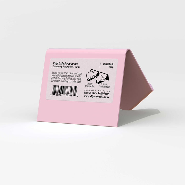 Dip Life Preserver | Light Pink Draining Soap Dish - Echo Market