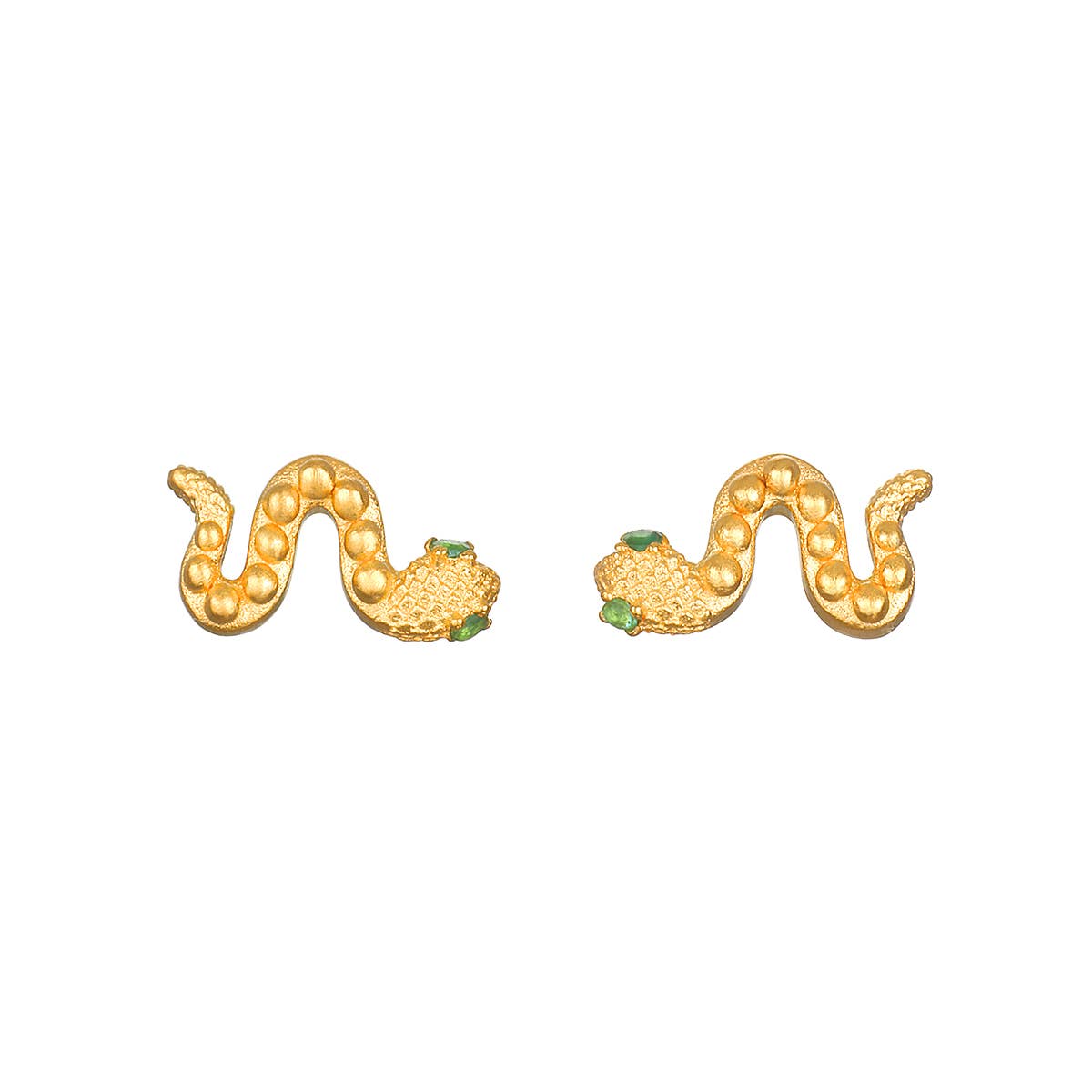 Dot Snake stud Earrings - Echo Market