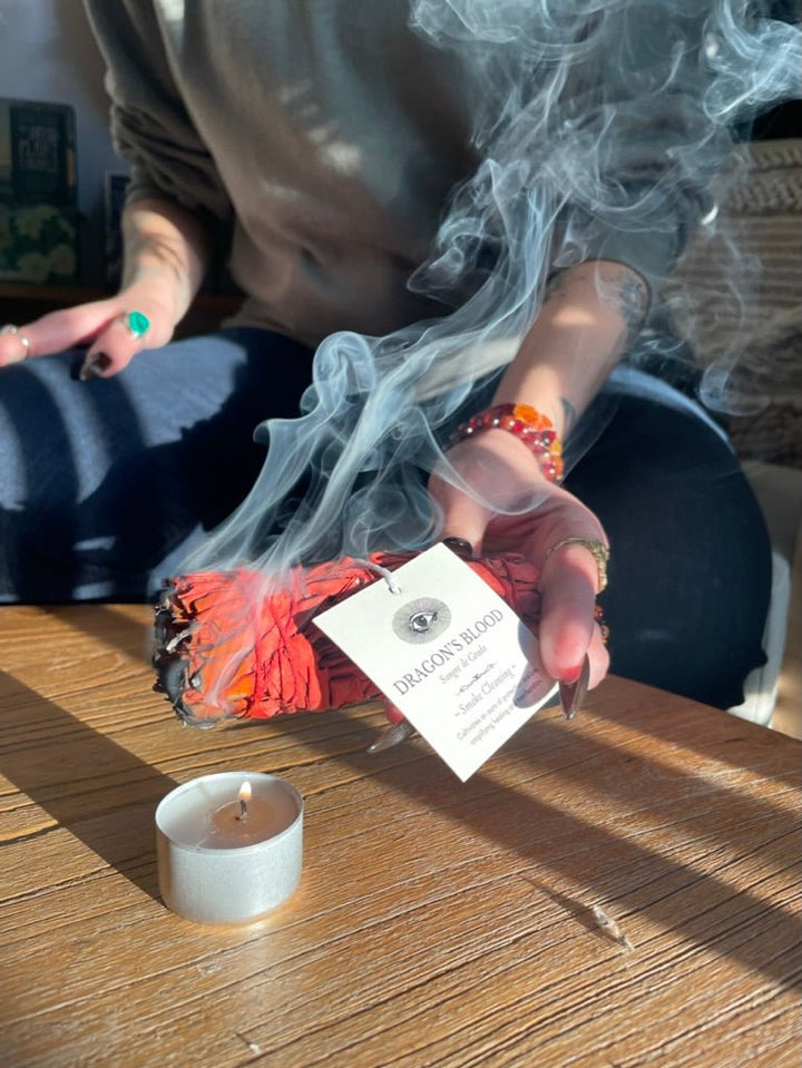 DRAGON'S BLOOD WAND | Cleansing Smoke Bundle - Echo Market