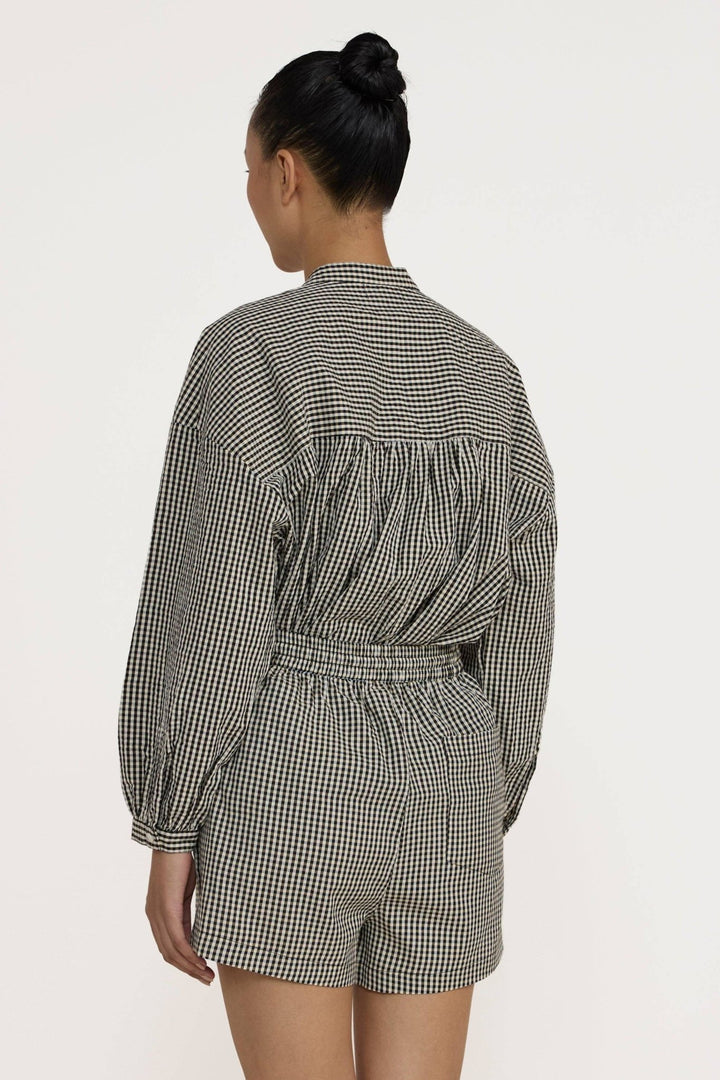 Easy Shorts | Black Gingham - Echo Market