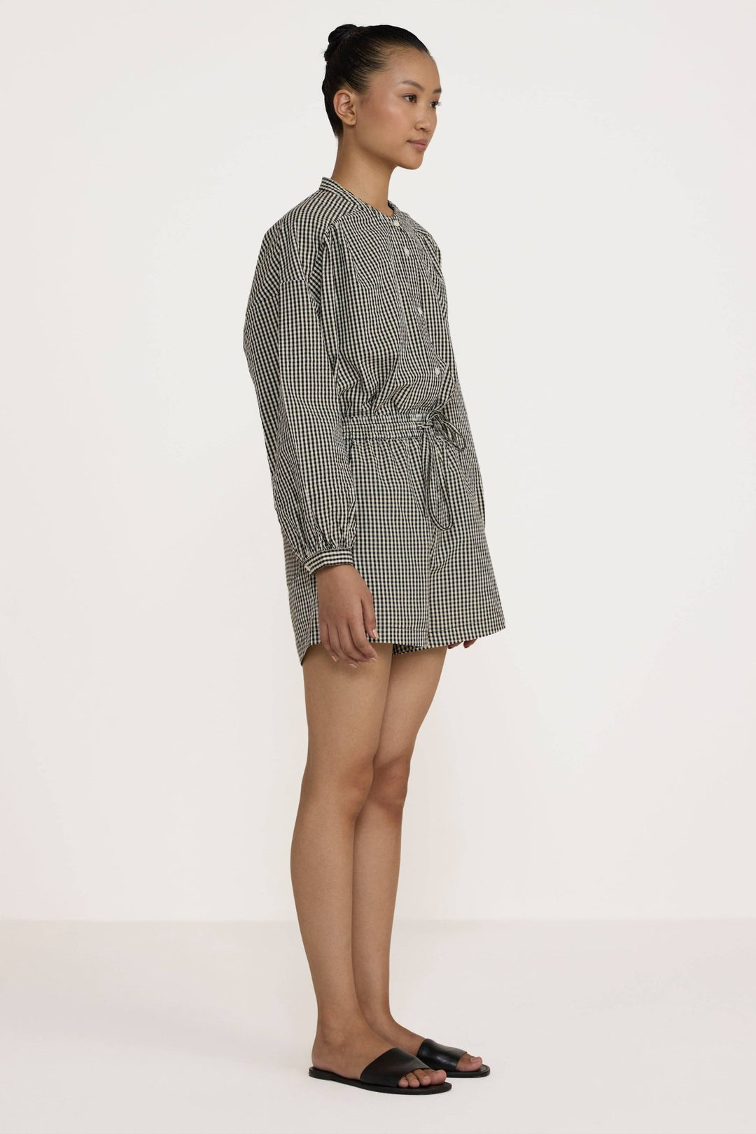 Easy Shorts | Black Gingham - Echo Market