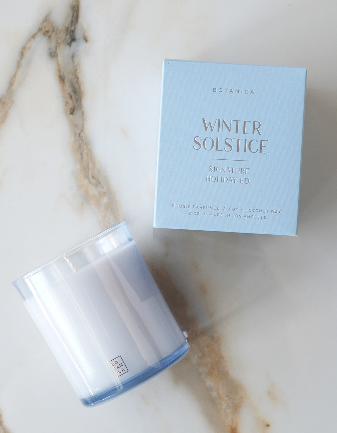 Winter Solstice Holiday Candle