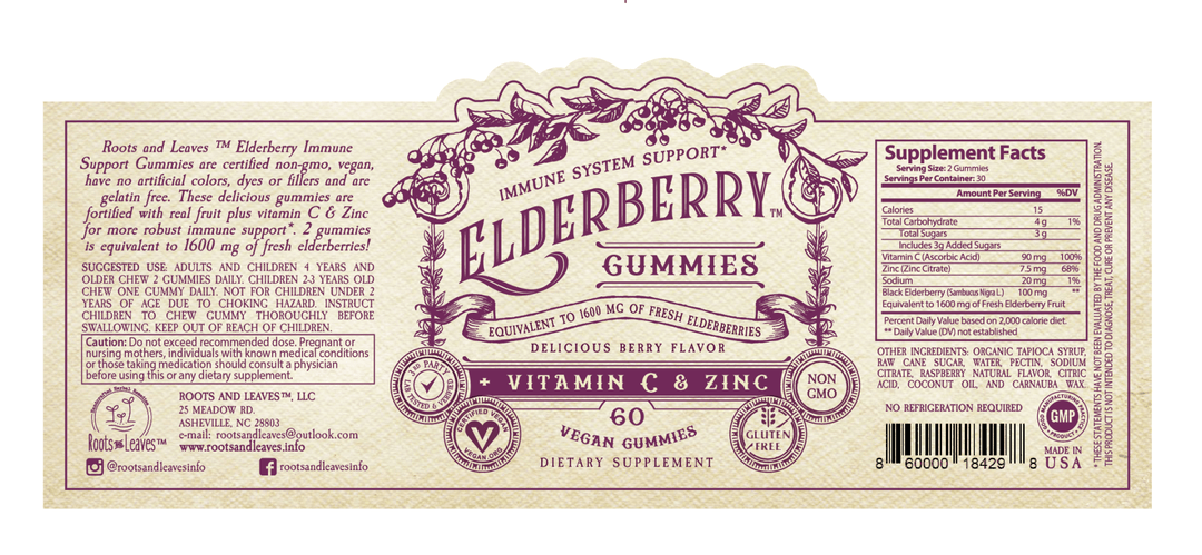 Elderberry Gummies with Zinc + Vitamin C - Echo Market