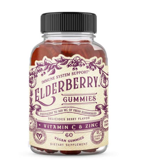 Elderberry Gummies with Zinc + Vitamin C - Echo Market