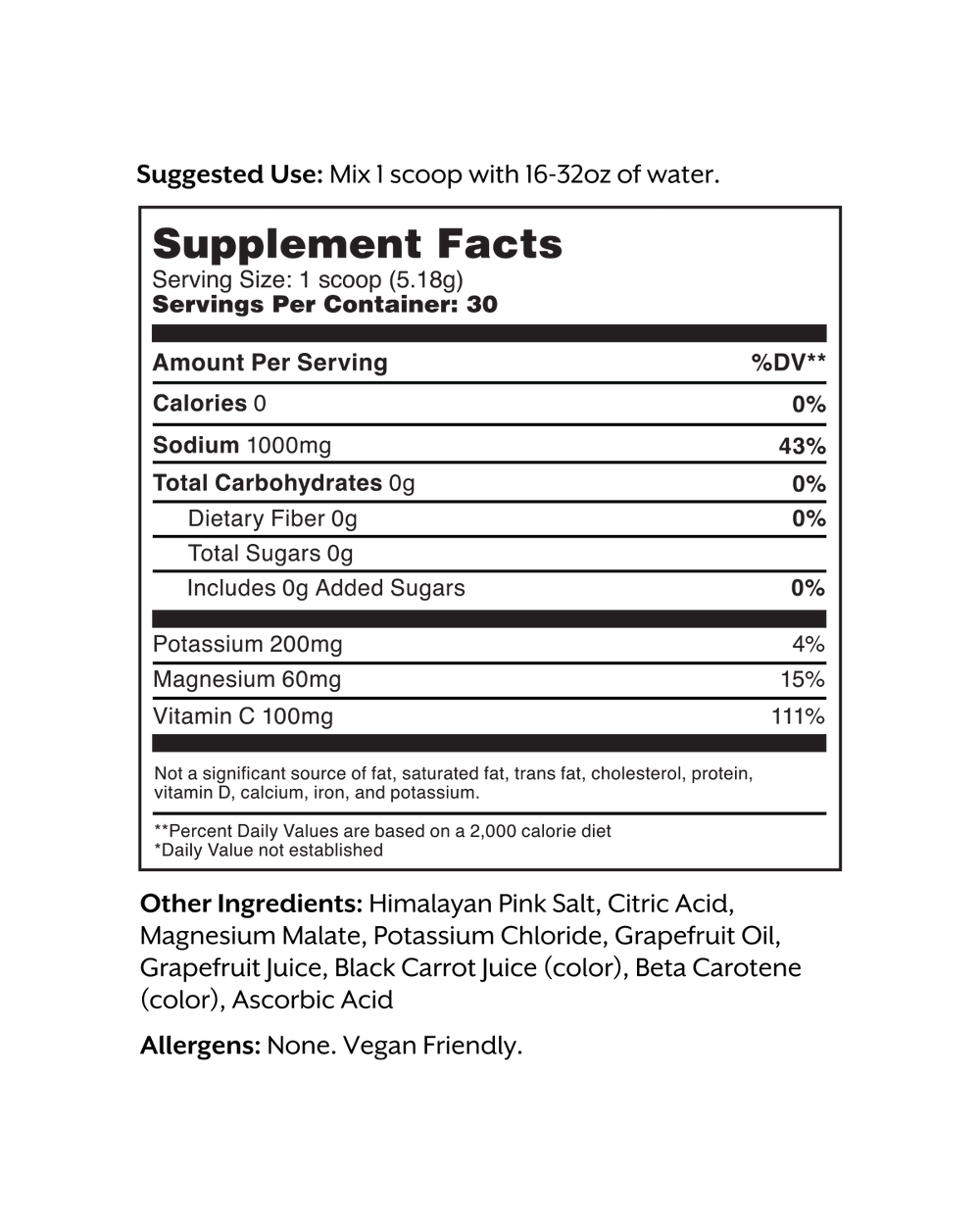 Electrolyte Drink Mix | Grapefruit - Echo Market
