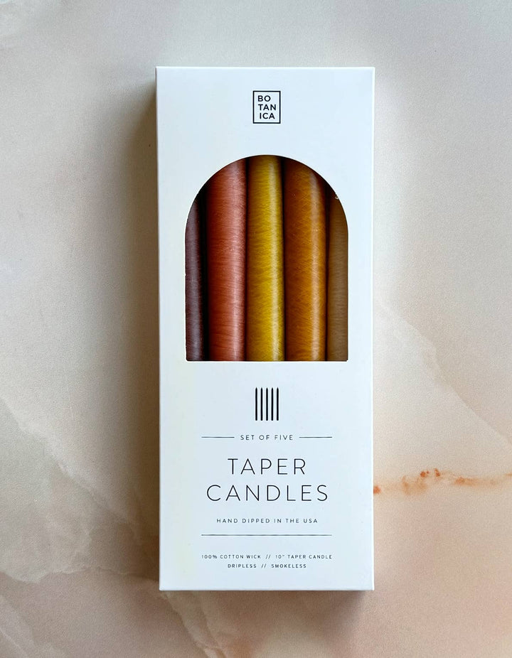 Elemental Zodiac Taper Candles | EARTH - Echo Market