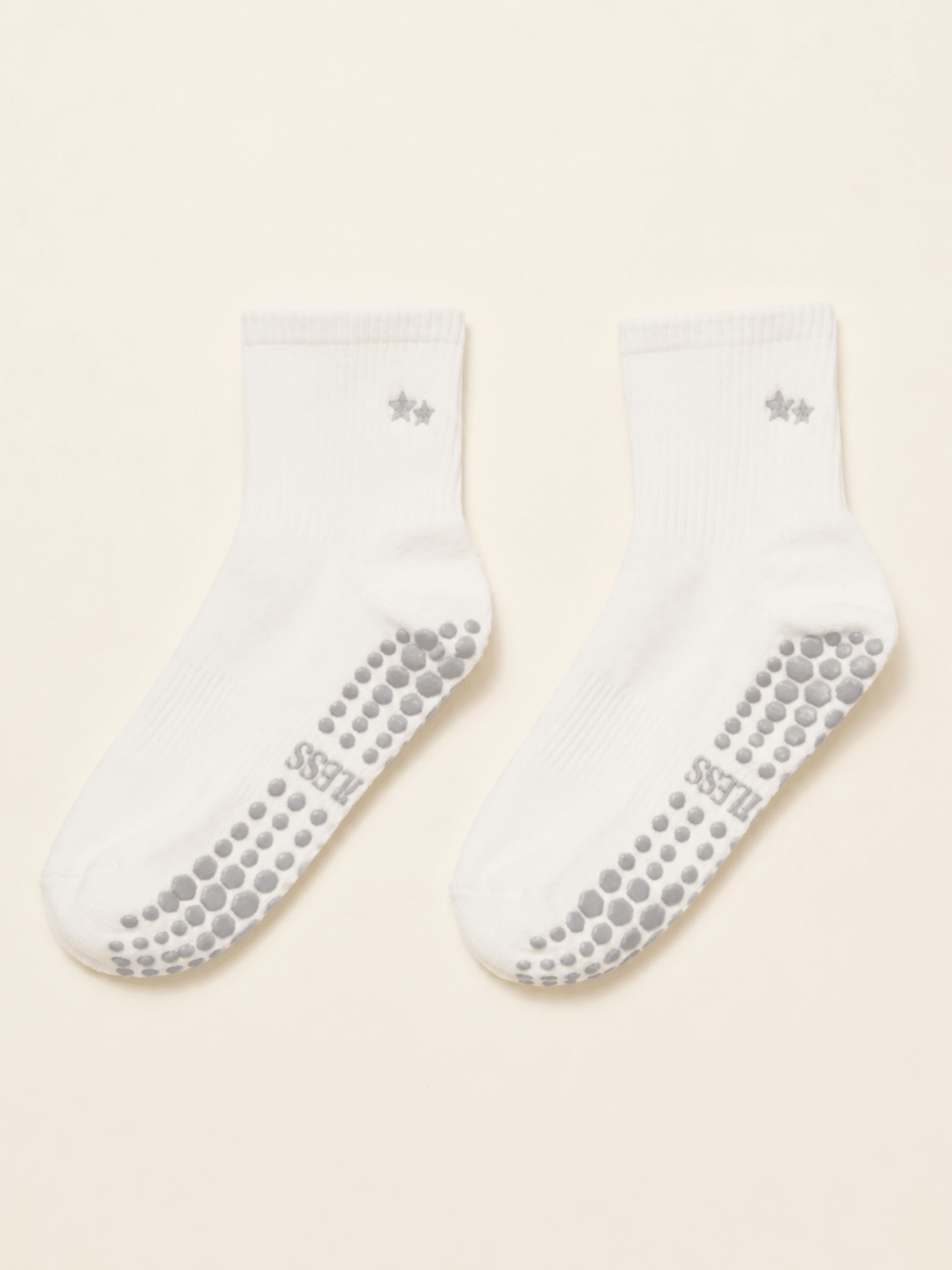 ⭐ Embroidery Star Grip Sock | Pilates Socks - Echo Market