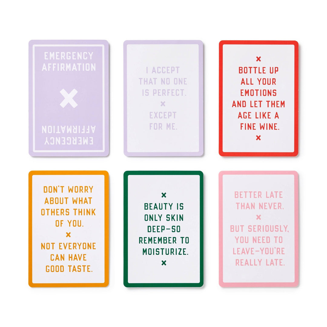 Emergency Affirmations for Exceptionally Stupid Days Card Deck - Echo Market
