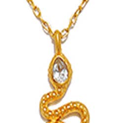 Enduring Individuality White Topaz Snake Necklace - Echo Market