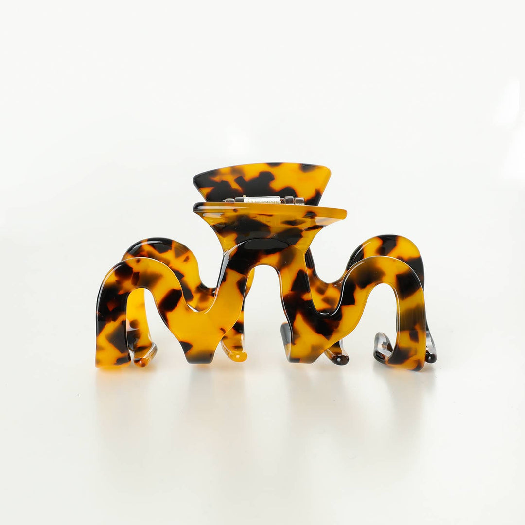 Esme Large | Classic Large Wavy Claw Clip - Echo Market