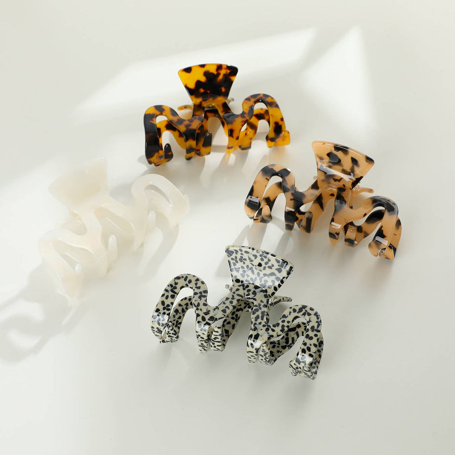 Esme Large | Classic Large Wavy Claw Clip - Echo Market