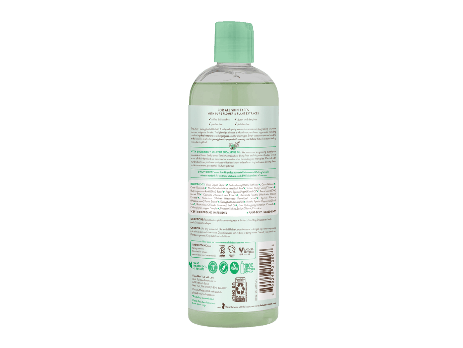 Eucalyptus Body Wash & Bubble Bath - Echo Market
