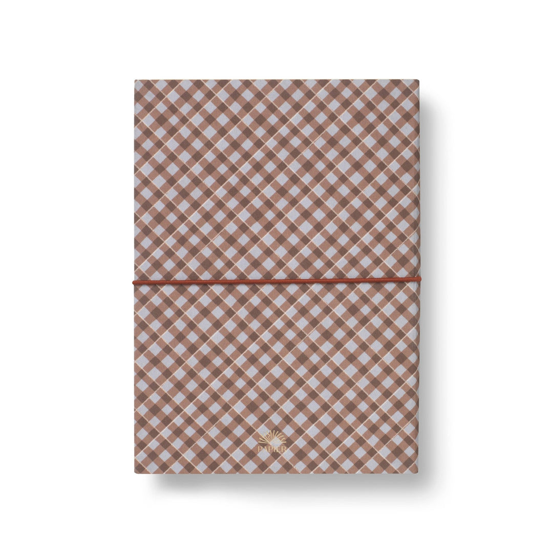 Fabric Lined Notebook | Petals &amp; Plaid - Echo Market