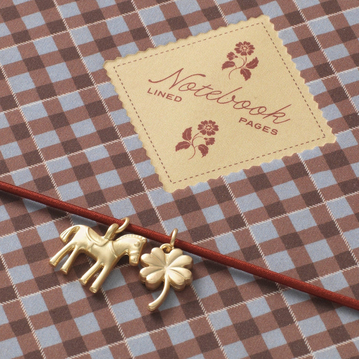 Fabric Lined Notebook | Petals &amp; Plaid - Echo Market