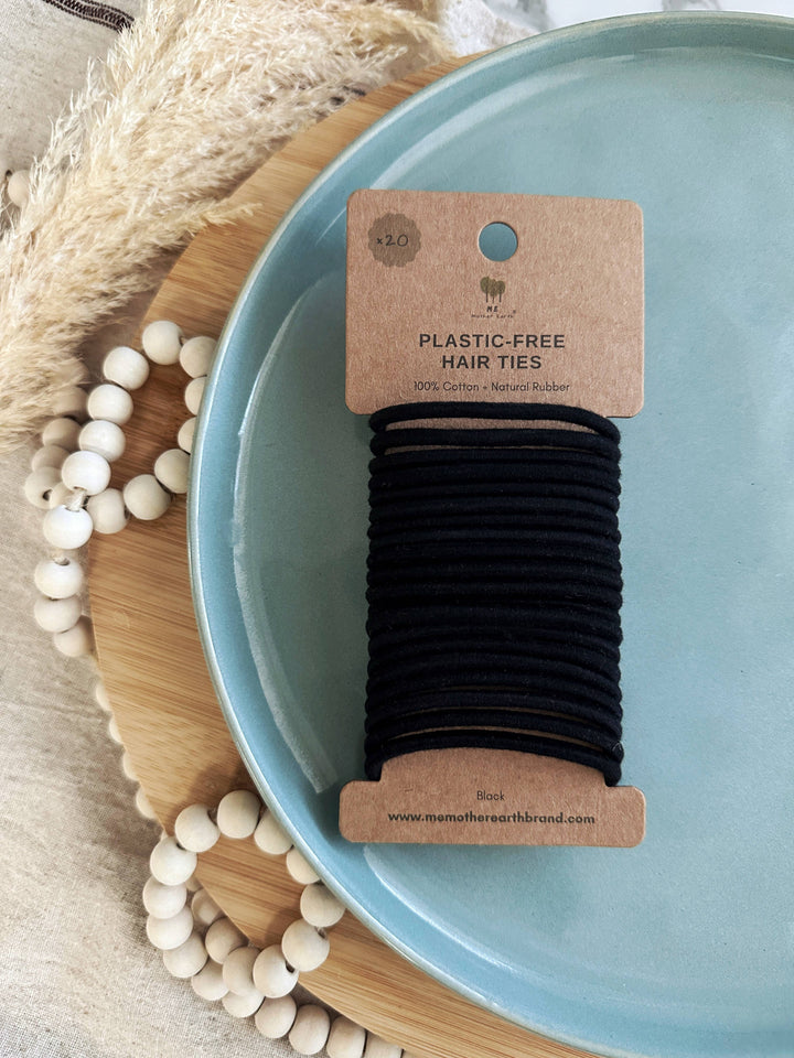 Cotton + Rubber Hair Ties