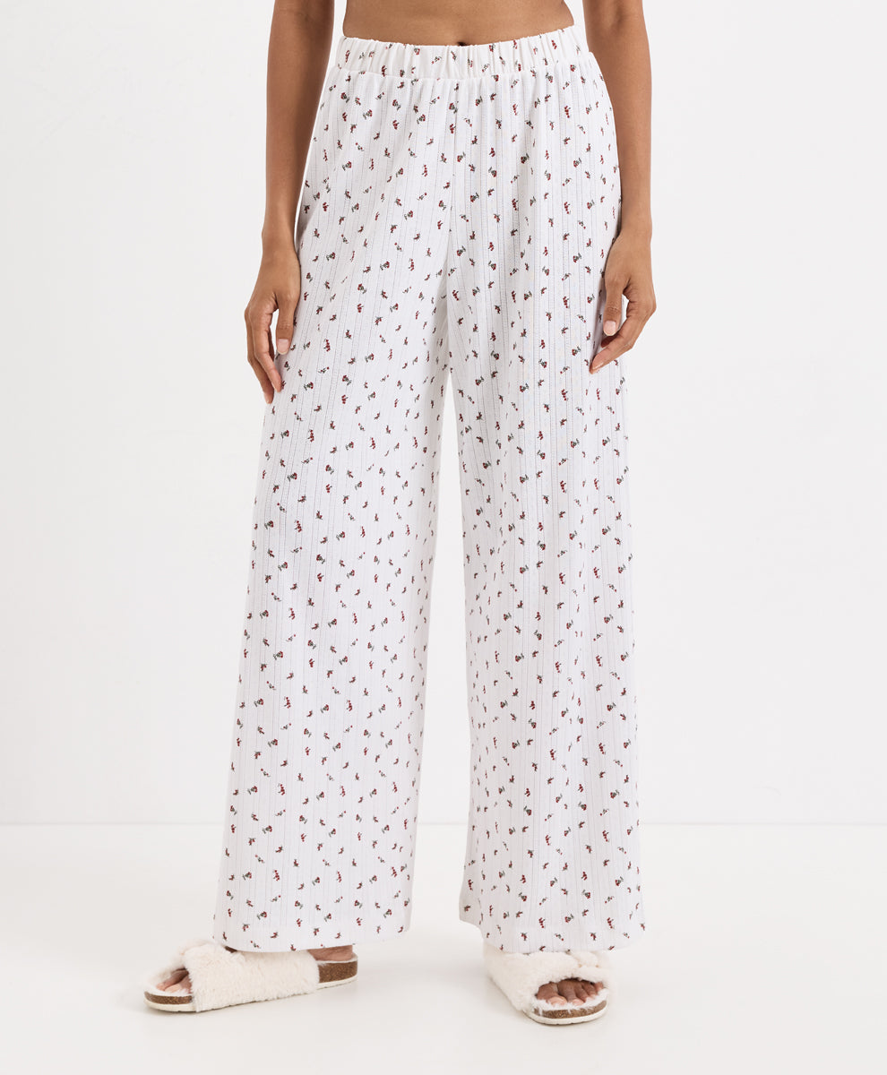 Organic Pointelle Short Sleeve Sleep Set
