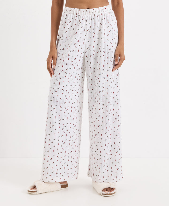 Organic Pointelle Short Sleeve Sleep Set