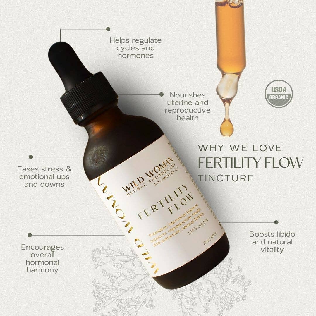 Fertility Flow Tincture | Women's Herbal Hormone Balance - Echo Market