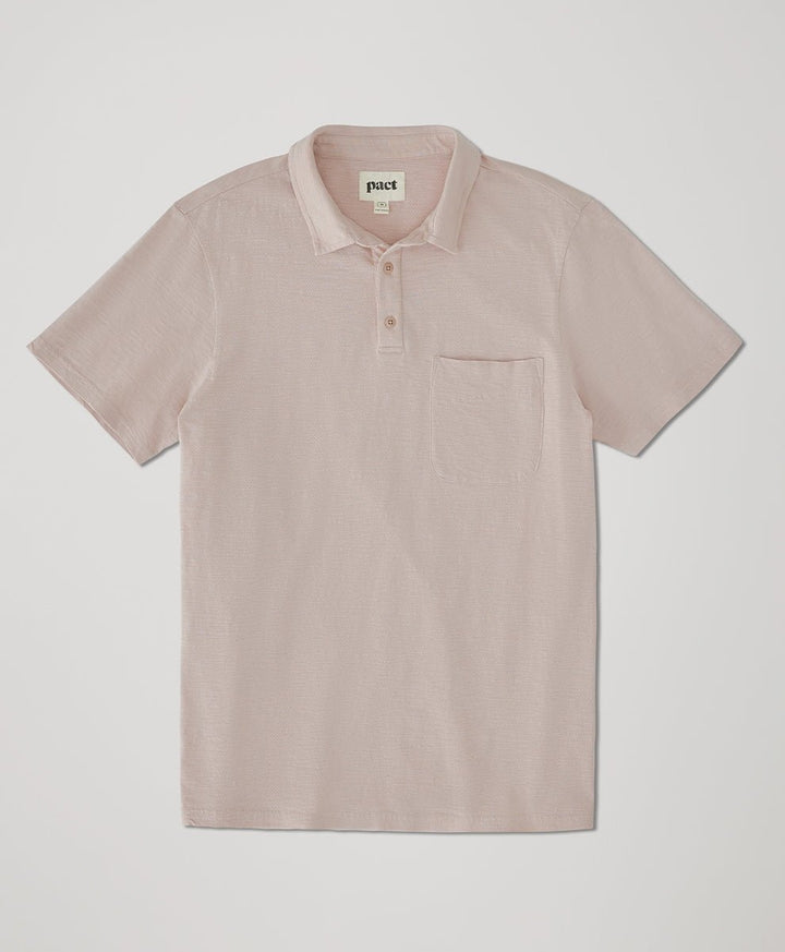 Field Midweight Slub Polo - Echo Market