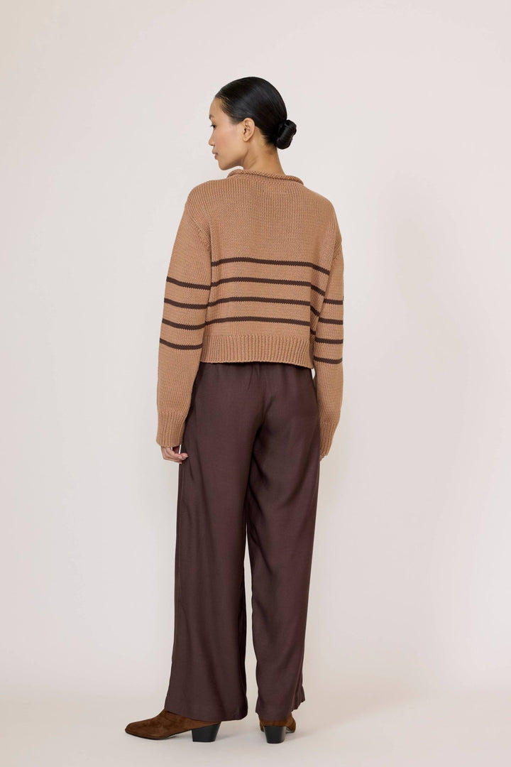 Field Sweater | Acorn Stripe - Echo Market
