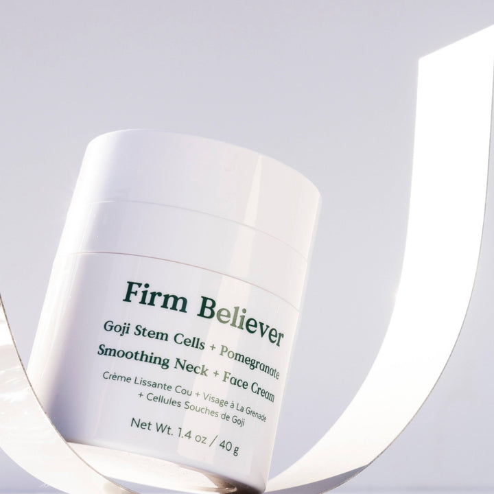 Firm Believer Goji Stem Cell & Pomegranate Smoothing Neck & Face Cream - Echo Market