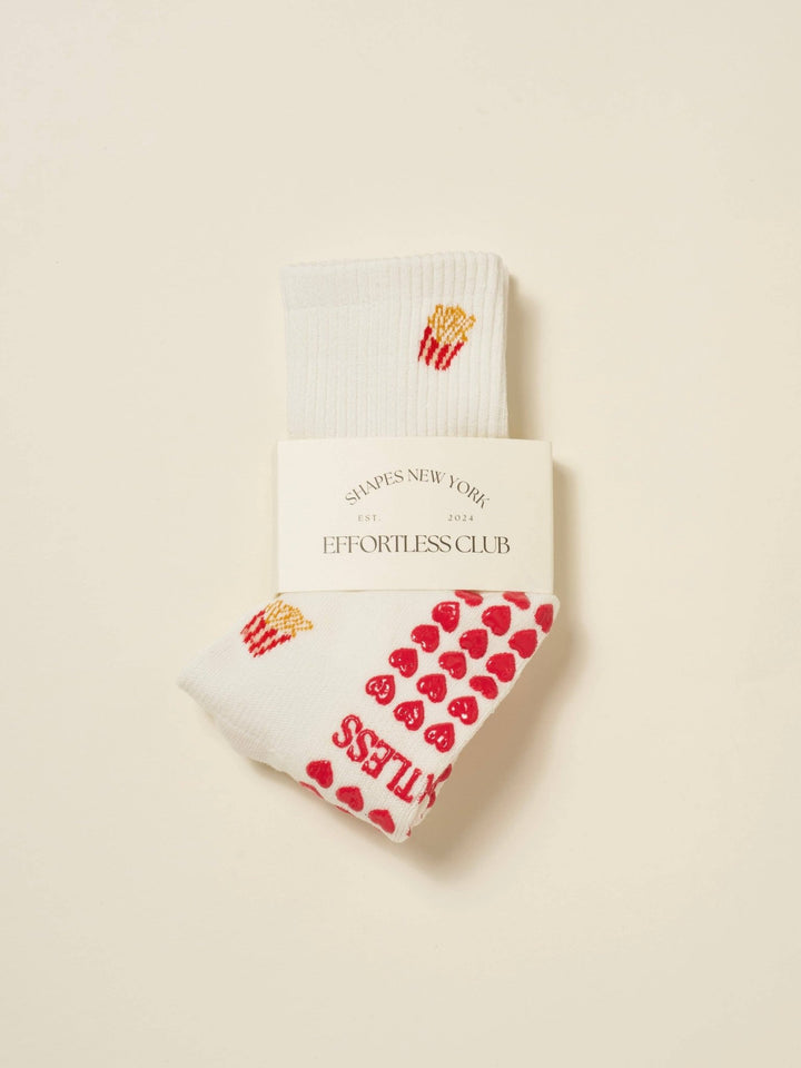 🍟 French Fries Grip Sock | Pilates Socks - Echo Market