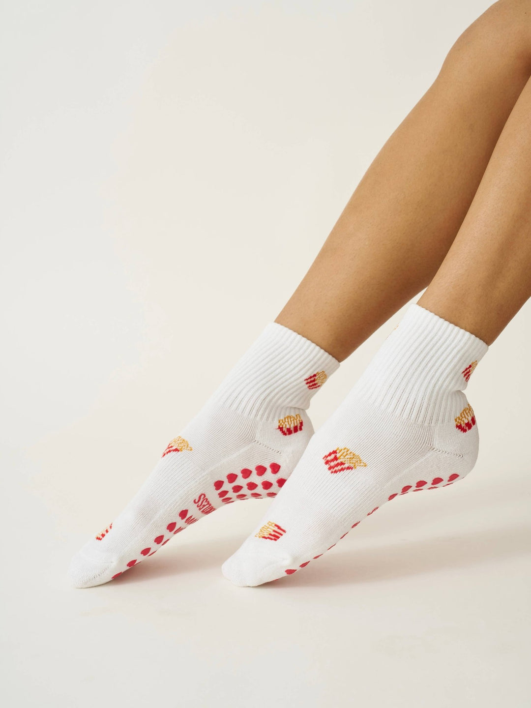 🍟 French Fries Grip Sock | Pilates Socks - Echo Market