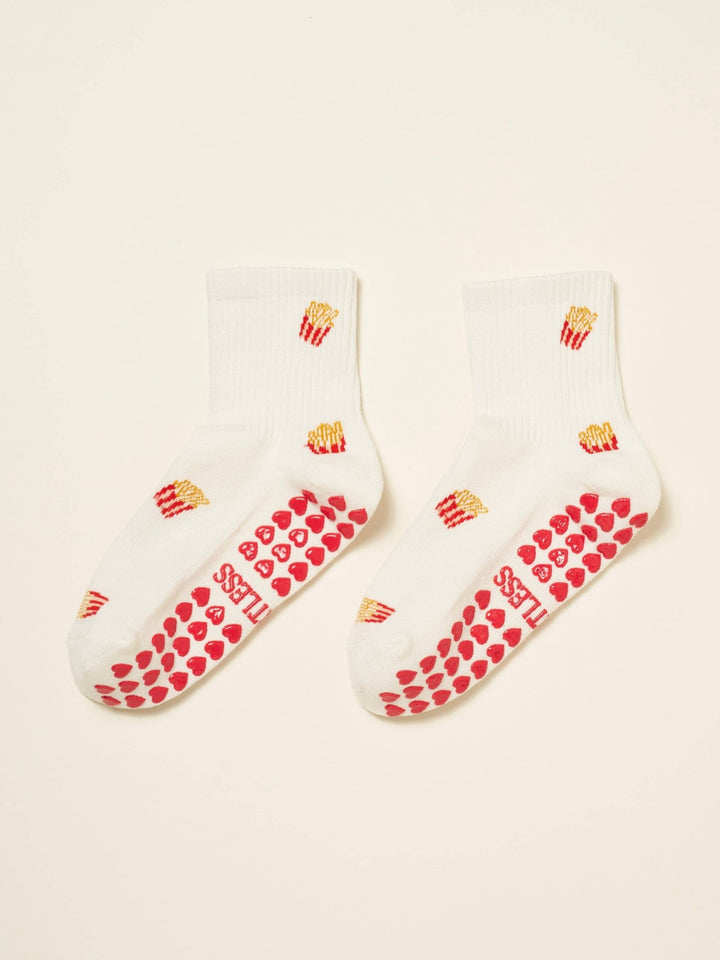 🍟 French Fries Grip Sock | Pilates Socks - Echo Market