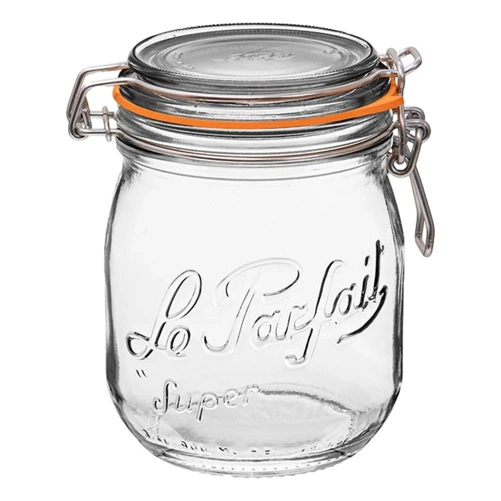 French Glass Storage Jars - Echo Market