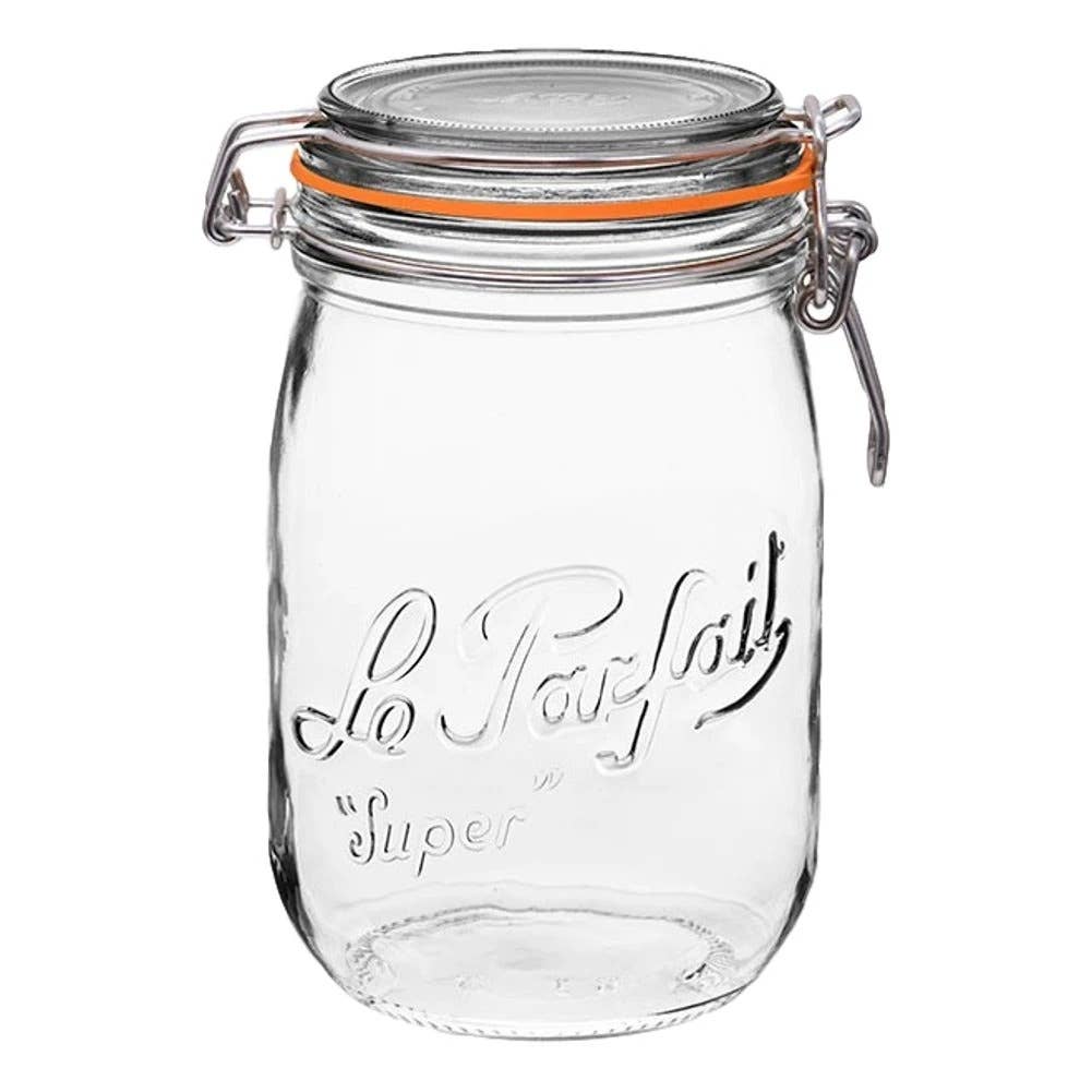 French Glass Storage Jars - Echo Market