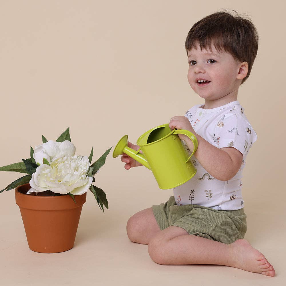 Garden Friends Short Sleeve Organic Bodysuit - Echo Market