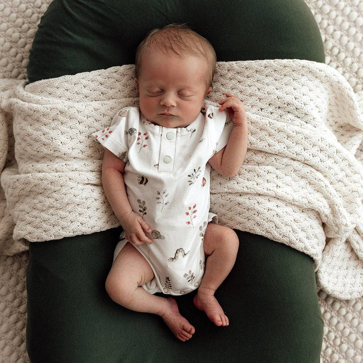 Garden Friends Short Sleeve Organic Bodysuit - Echo Market