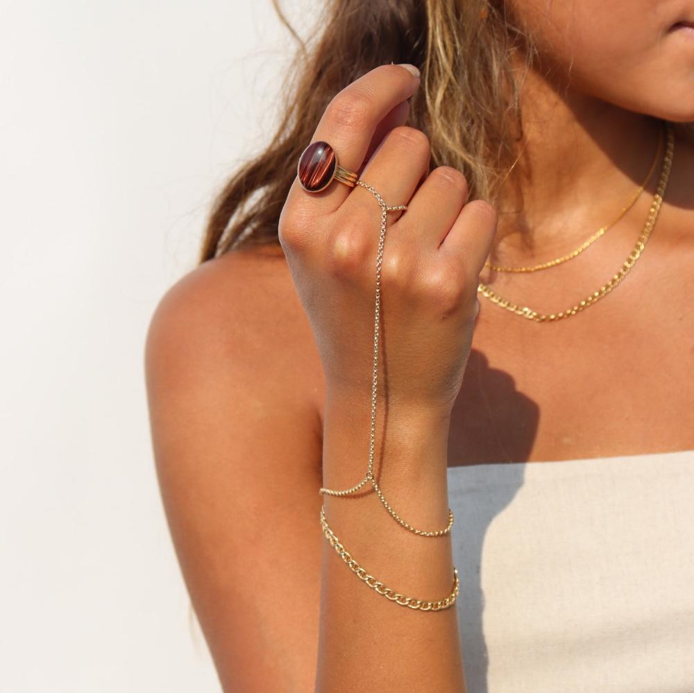 Gemini Hand Chain | It Girl Fall Essential - Echo Market