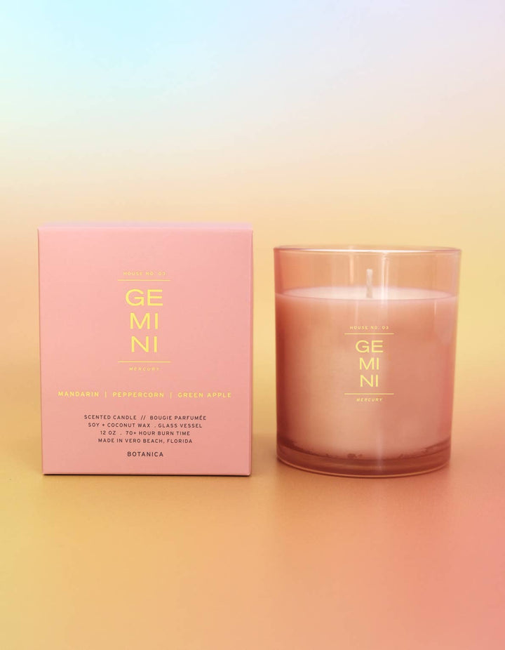 Gemini Zodiac Candle - Echo Market