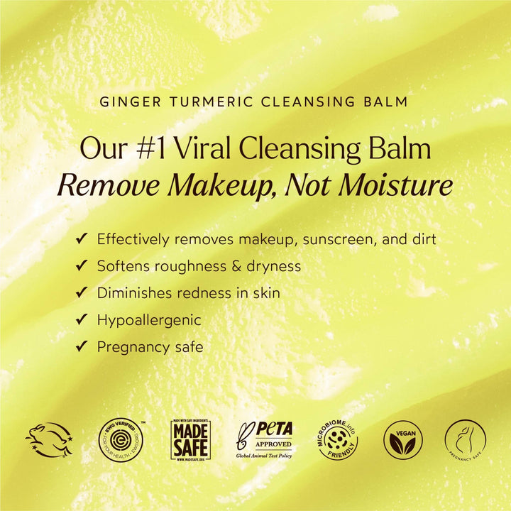 Ginger Turmeric Makeup Removing Cleansing Balm - Echo Market
